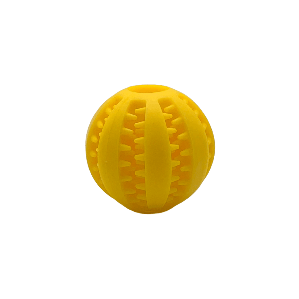 Balle interactive distributrice jaune